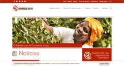 Desktop Screenshot of comerciojusto.org