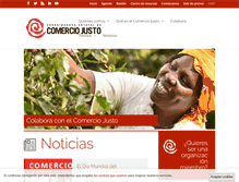 Tablet Screenshot of comerciojusto.org