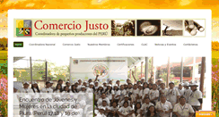 Desktop Screenshot of comerciojusto.pe